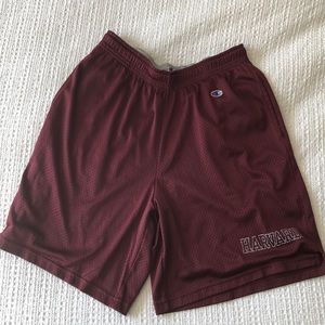 Large Harvard gym shorts